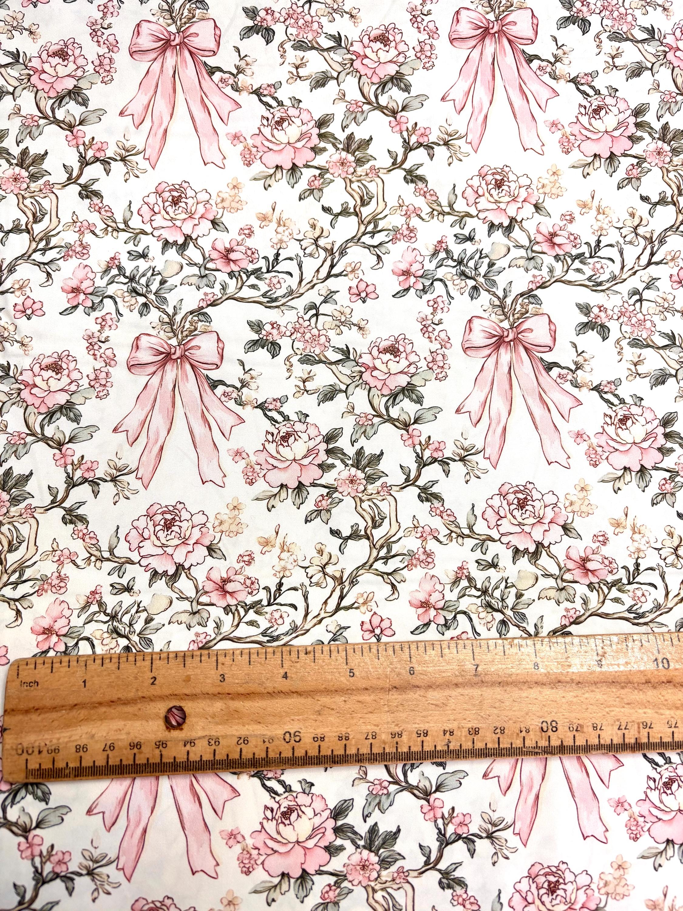 Vintage Bows Cotton fabric