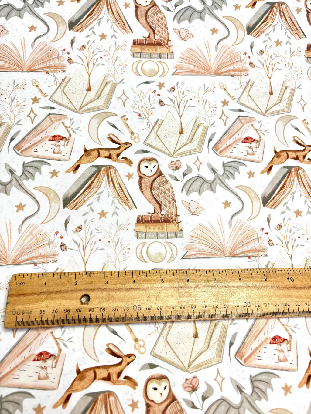 Wizard Dragon Cotton Fabric