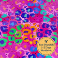Neon Leopard Cotton Fabric