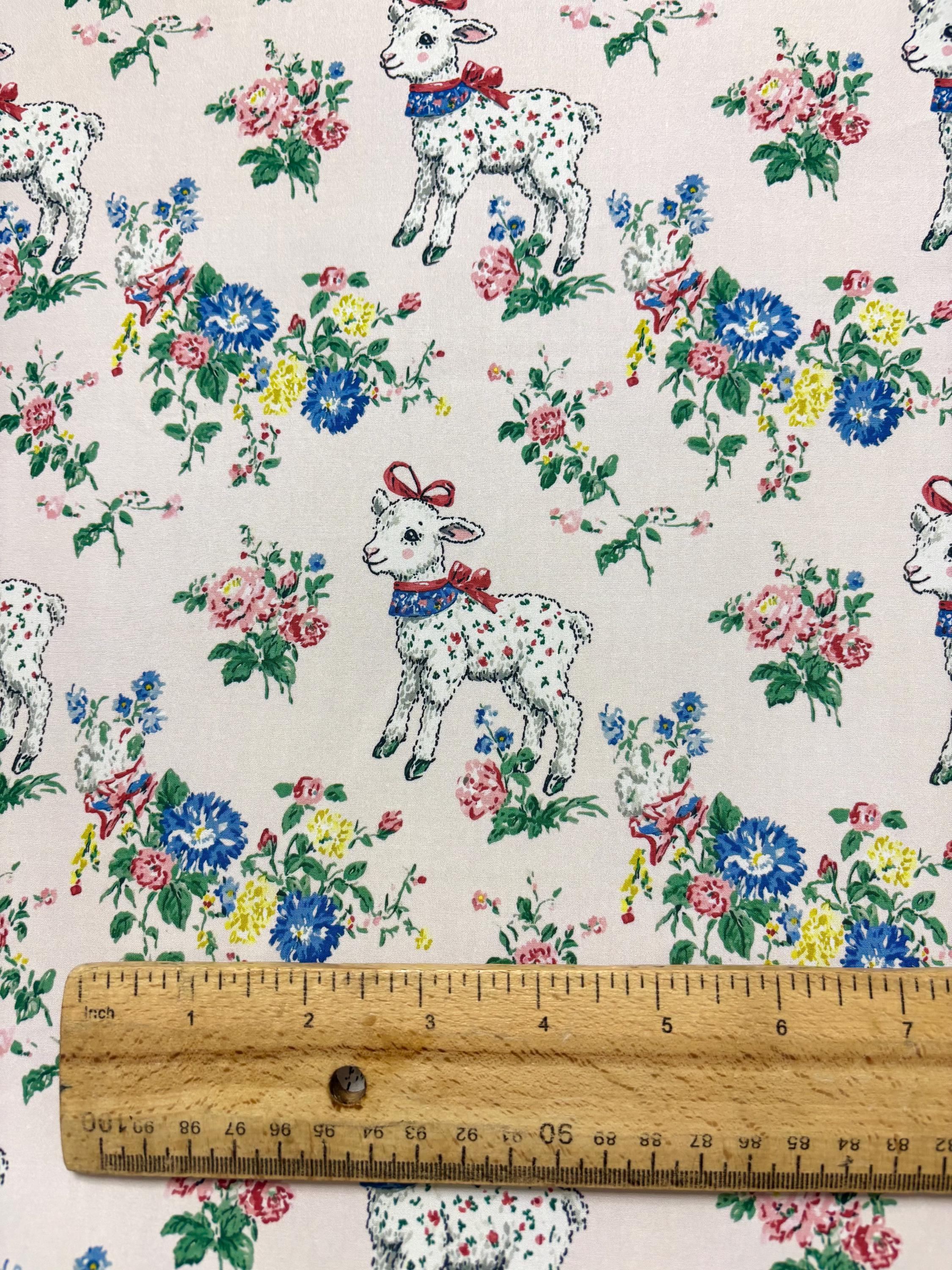 Little Lamb Cotton Fabric